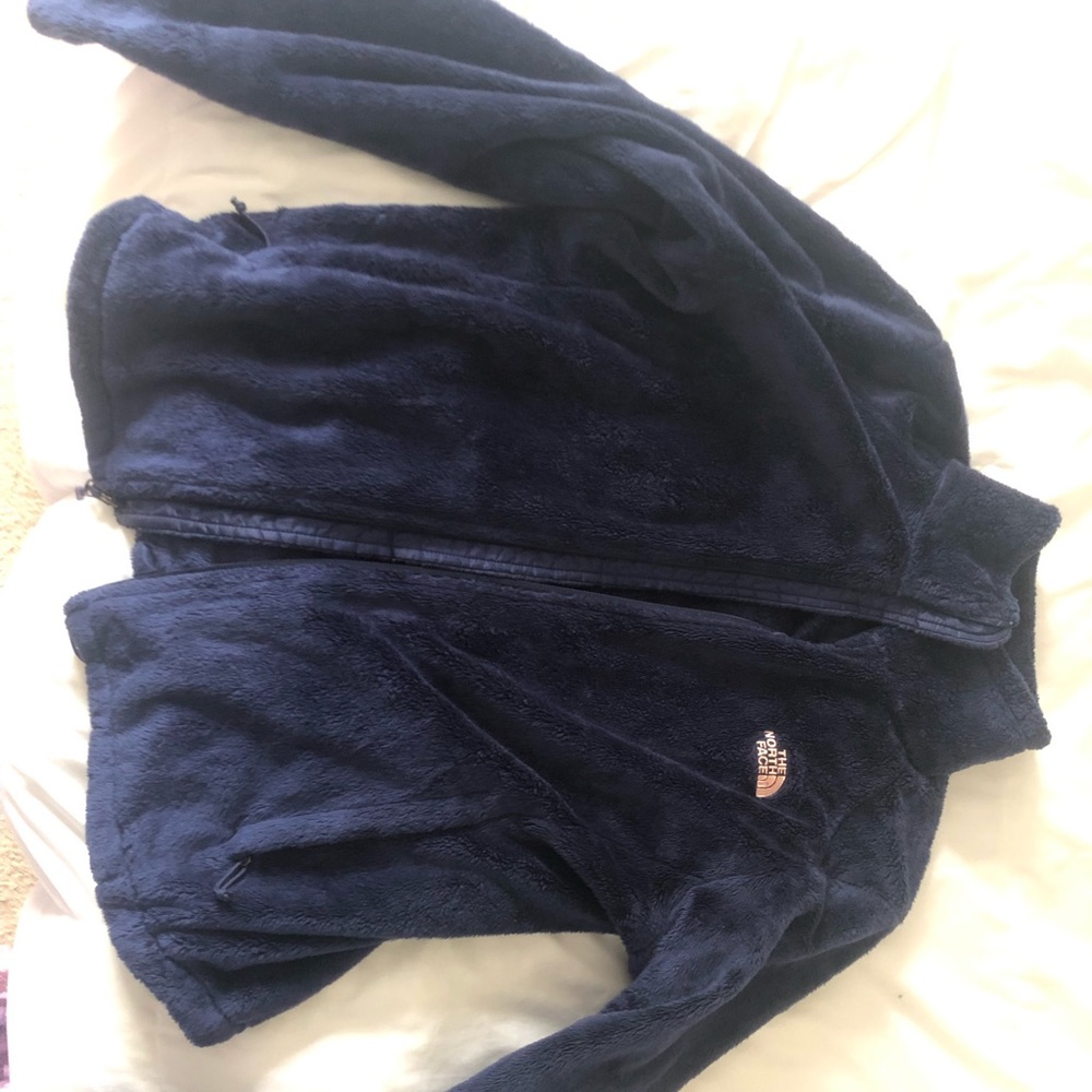 North face fuzzy jacket